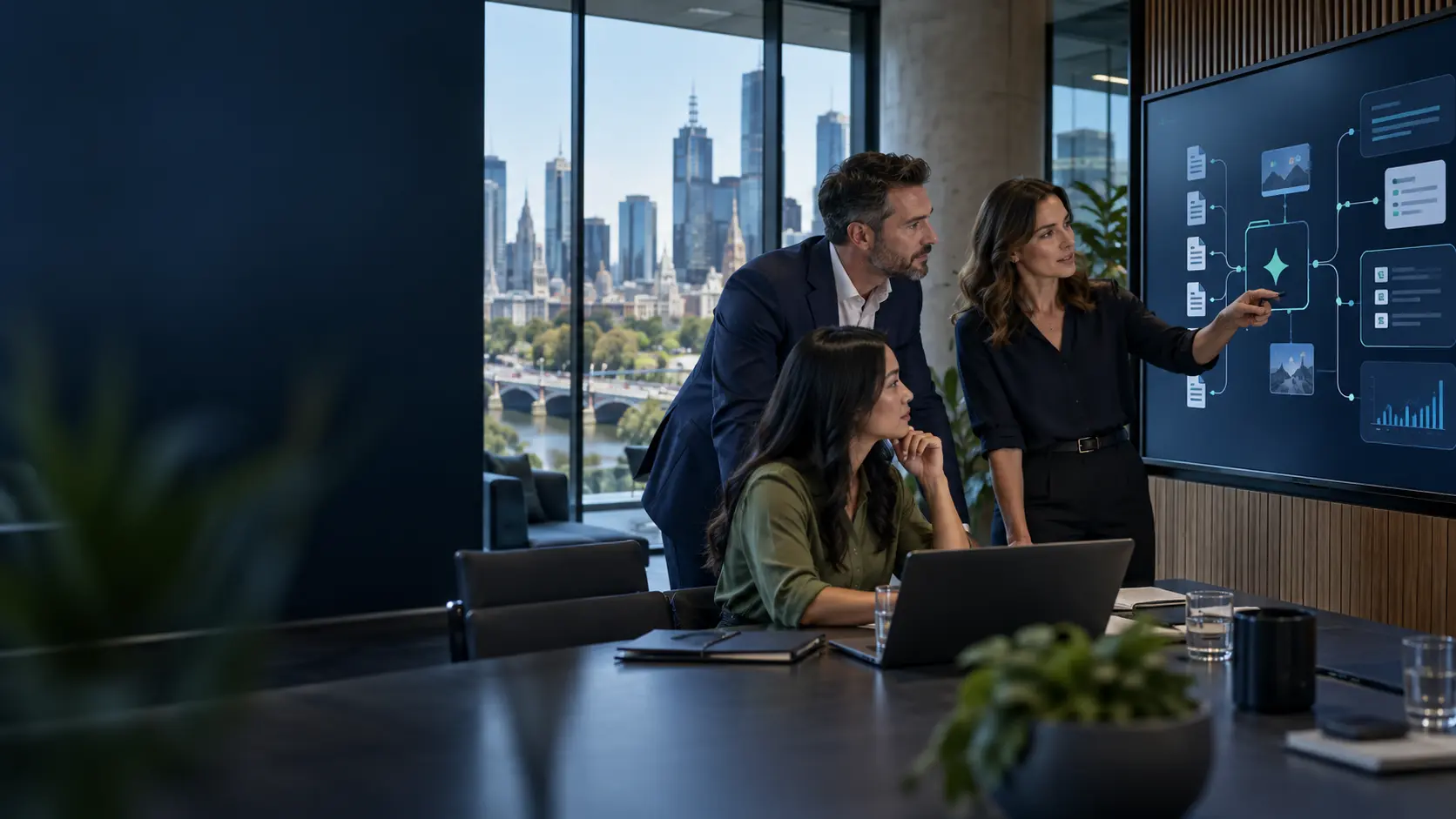 Technology specialists shaping a practical solution